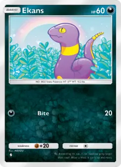 Ekans – Carta Pokémon TCG
