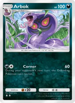 Arbok – Carta Pokémon TCG