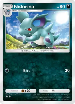 Nidorina – Carta Pokémon TCG