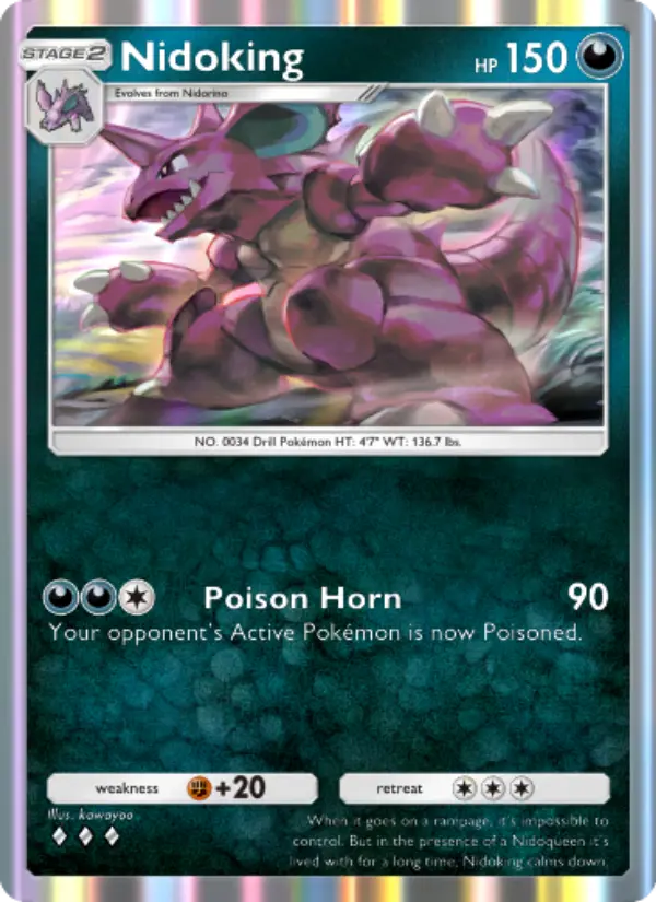 Nidoking – Pokémon TCG