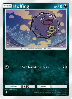 Koffing – Carta Pokémon TCG