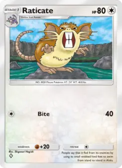 Raticate – Carta Pokémon TCG