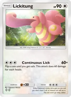 Lickitung – Carta Pokémon TCG