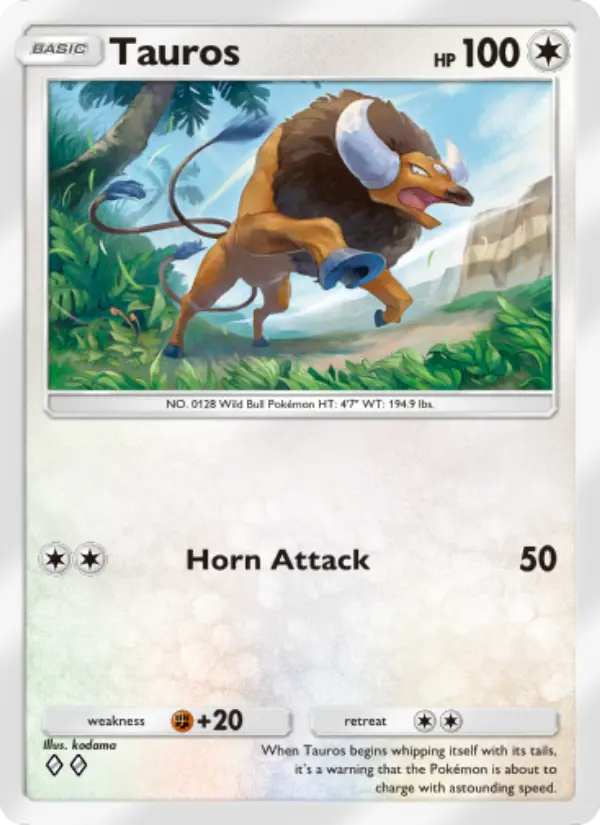 Tauros – Pokémon TCG