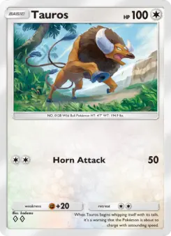Tauros – Carta Pokémon TCG