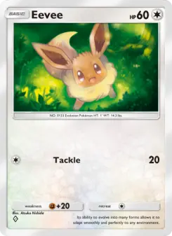 Eevee – Carta Pokémon TCG