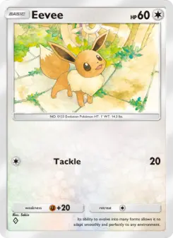 Eevee – Carta Pokémon TCG