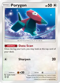 Porygon – Carta Pokémon TCG