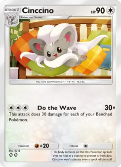 Cinccino – Carta Pokémon TCG