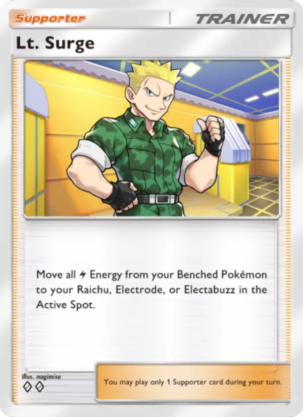Lt. Surge – Pokémon TCG