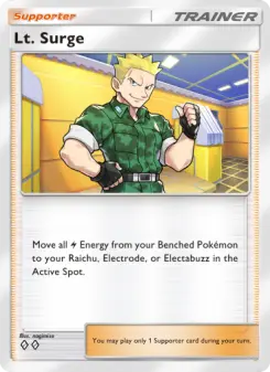 Lt. Surge – Carta Pokémon TCG