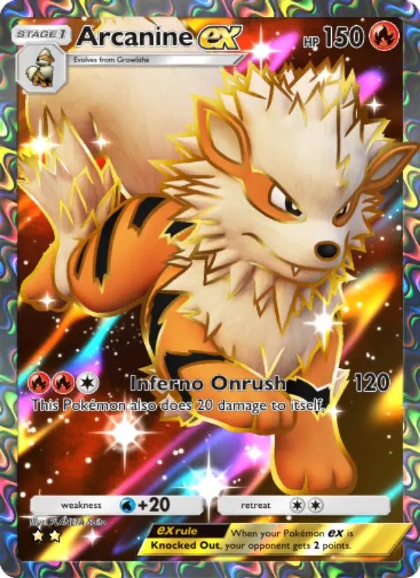 Arcanine ex – Pokémon TCG