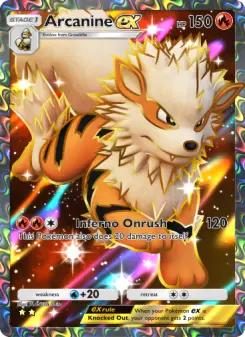Arcanine ex – Carta Pokémon TCG