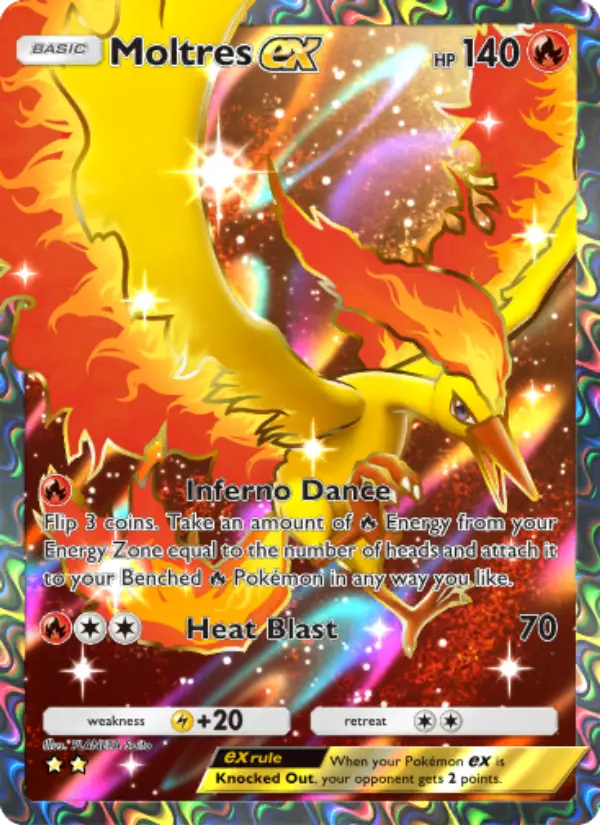 Moltres ex – Pokémon TCG