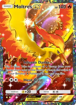 Moltres ex – Carta Pokémon TCG