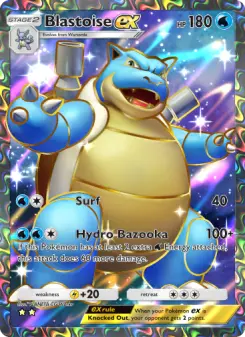 Blastoise ex – Carta Pokémon TCG