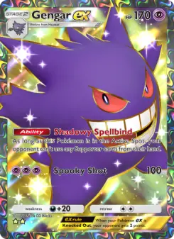 Gengar ex – Carta Pokémon TCG