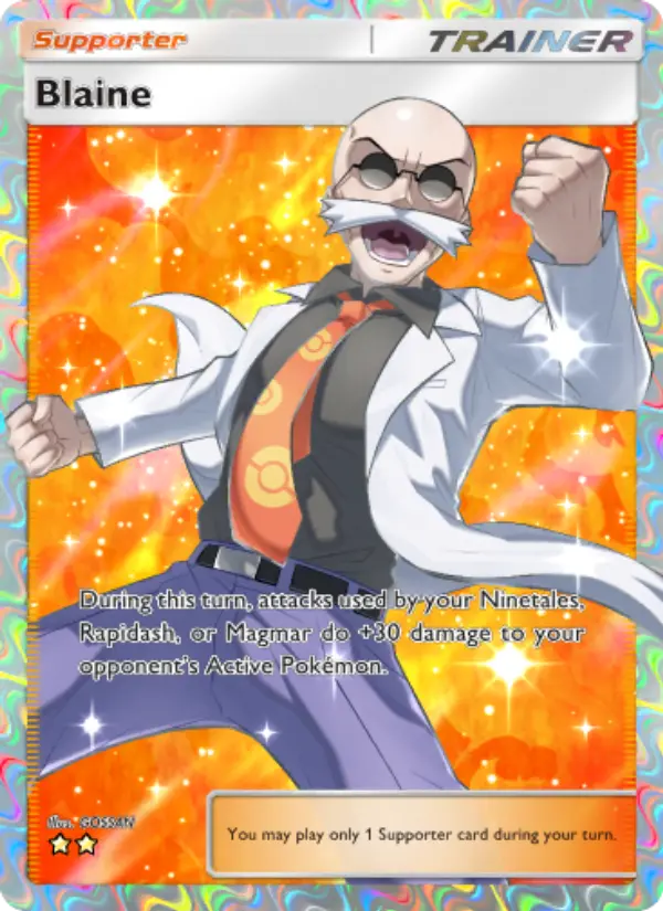 Blaine – Pokémon TCG