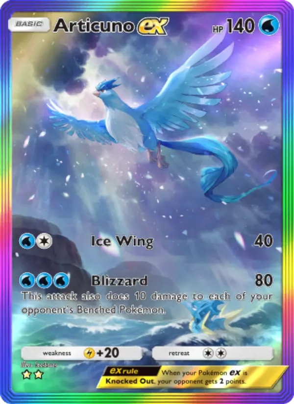 Articuno ex – Pokémon TCG