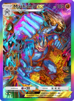 Machamp ex – Carta Pokémon TCG