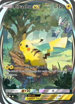 Pikachu ex – Carta Pokémon TCG
