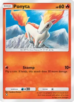 Ponyta – Carta Pokémon TCG