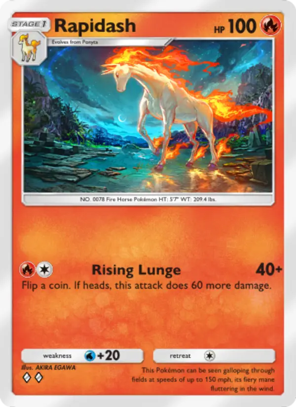 Rapidash – Pokémon TCG