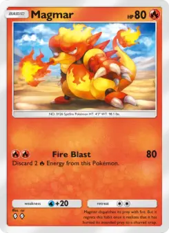 Magmar – Carta Pokémon TCG