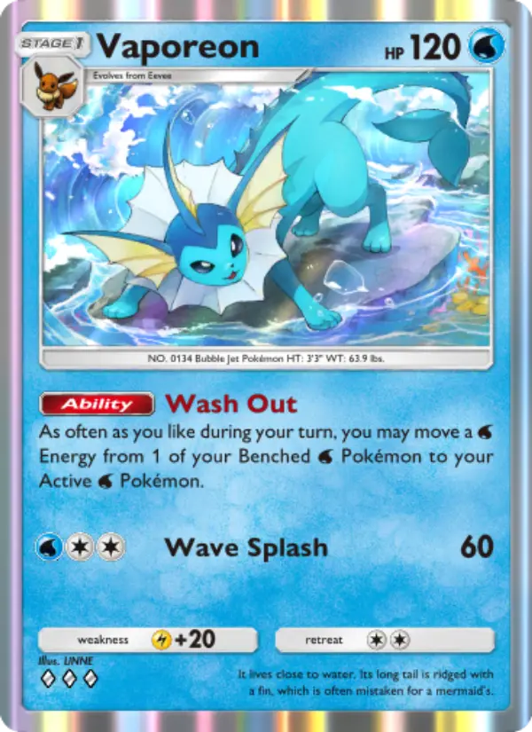 Vaporeon – Pokémon TCG