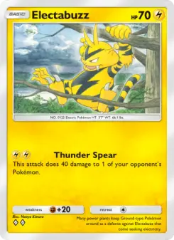 Electabuzz – Carta Pokémon TCG