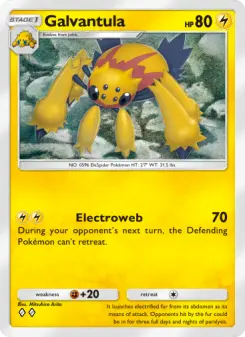 Galvantula – Carta Pokémon TCG