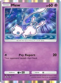 Mew – Carta Pokémon TCG