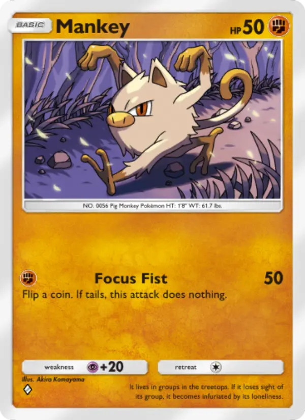 Mankey – Pokémon TCG