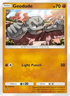 Geodude – Carta Pokémon TCG