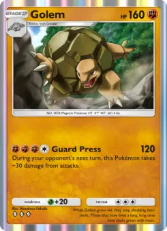 Golem – Carta Pokémon TCG