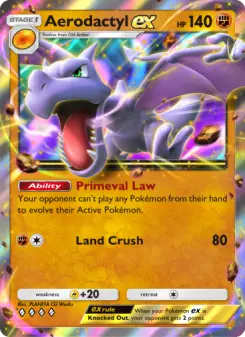 Aerodactyl ex – Carta Pokémon TCG