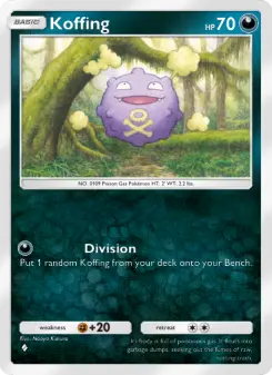 Koffing – Carta Pokémon TCG
