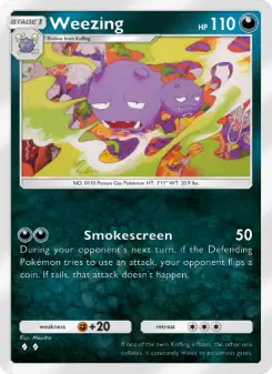 Weezing – Carta Pokémon TCG