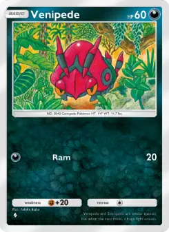 Venipede – Carta Pokémon TCG