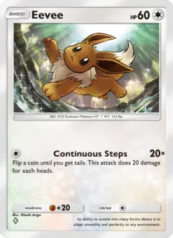 Eevee – Carta Pokémon TCG