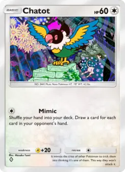 Chatot – Carta Pokémon TCG