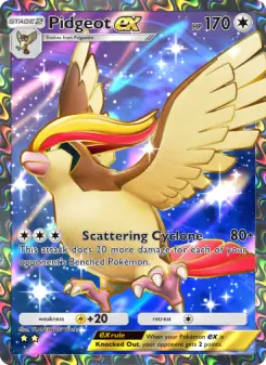 Pidgeot ex – Carta Pokémon TCG
