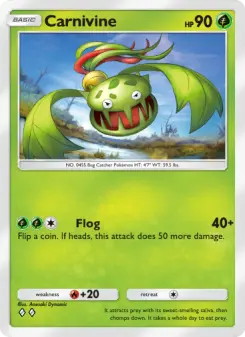 Carnivine – Carta Pokémon TCG