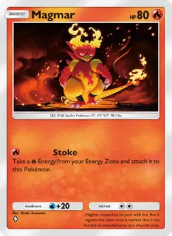 Magmar – Carta Pokémon TCG