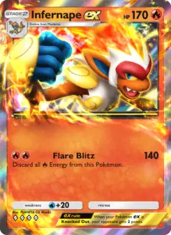 Infernape ex – Carta Pokémon TCG