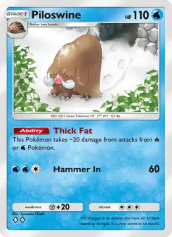 Piloswine – Carta Pokémon TCG