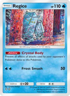 Regice – Carta Pokémon TCG