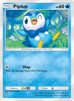 Piplup – Carta Pokémon TCG