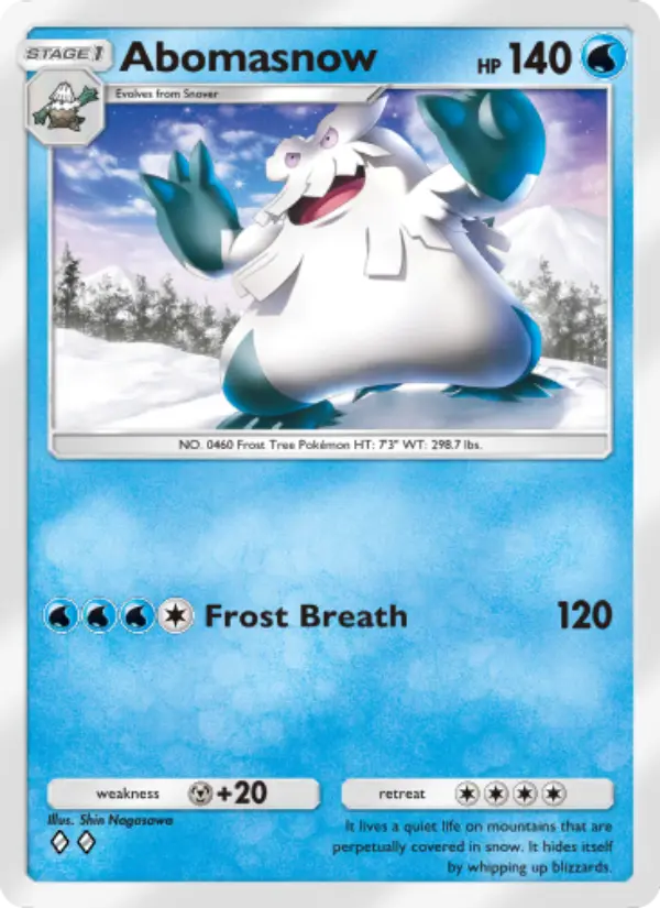 Abomasnow – Pokémon TCG