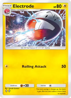 Electrode – Carta Pokémon TCG